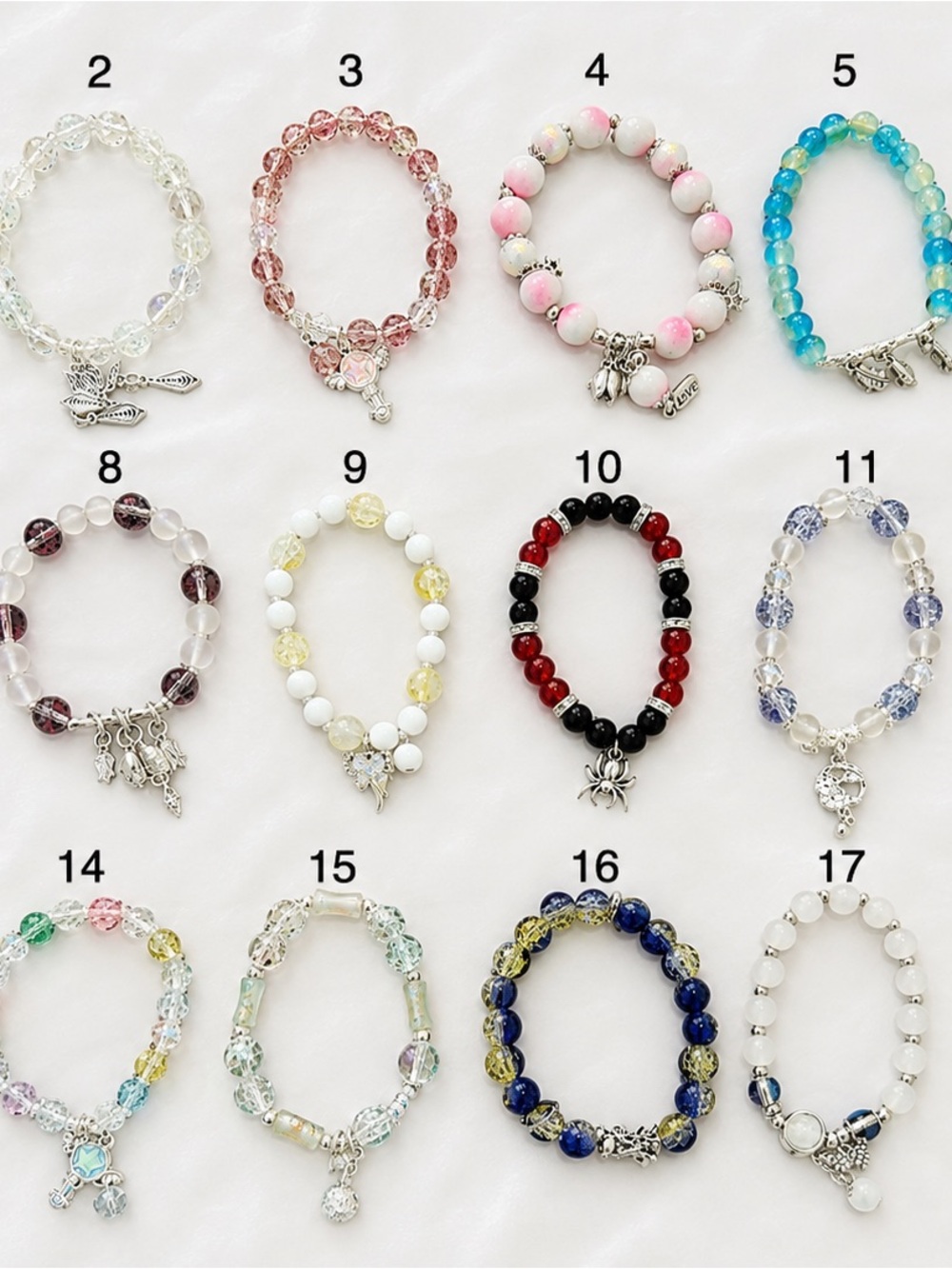 Beaded Charm Bracelet